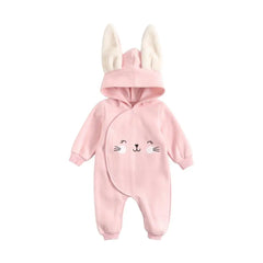 Warm Casual Hooded Rompers