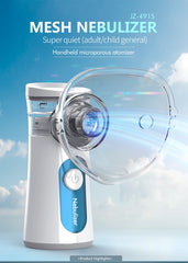 Portable Nebulizer Inhaler: Quiet Mesh Mist for Kids