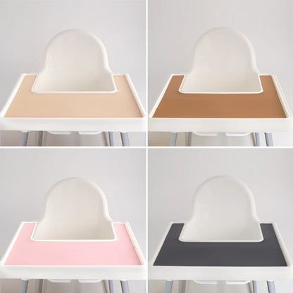 Pure Color Placemat Feeding Solid Food Dining Plate Placemat - PAMU8