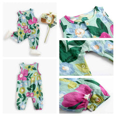 Cotton Sleeveless Baby Rompers