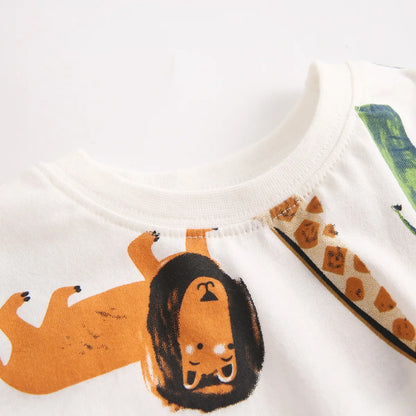 Cotton Short Sleeve Tops+Shorts