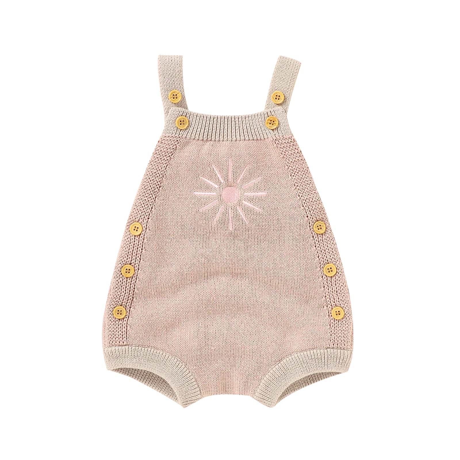 Sleeveless Knitting Printed Jumpsuit