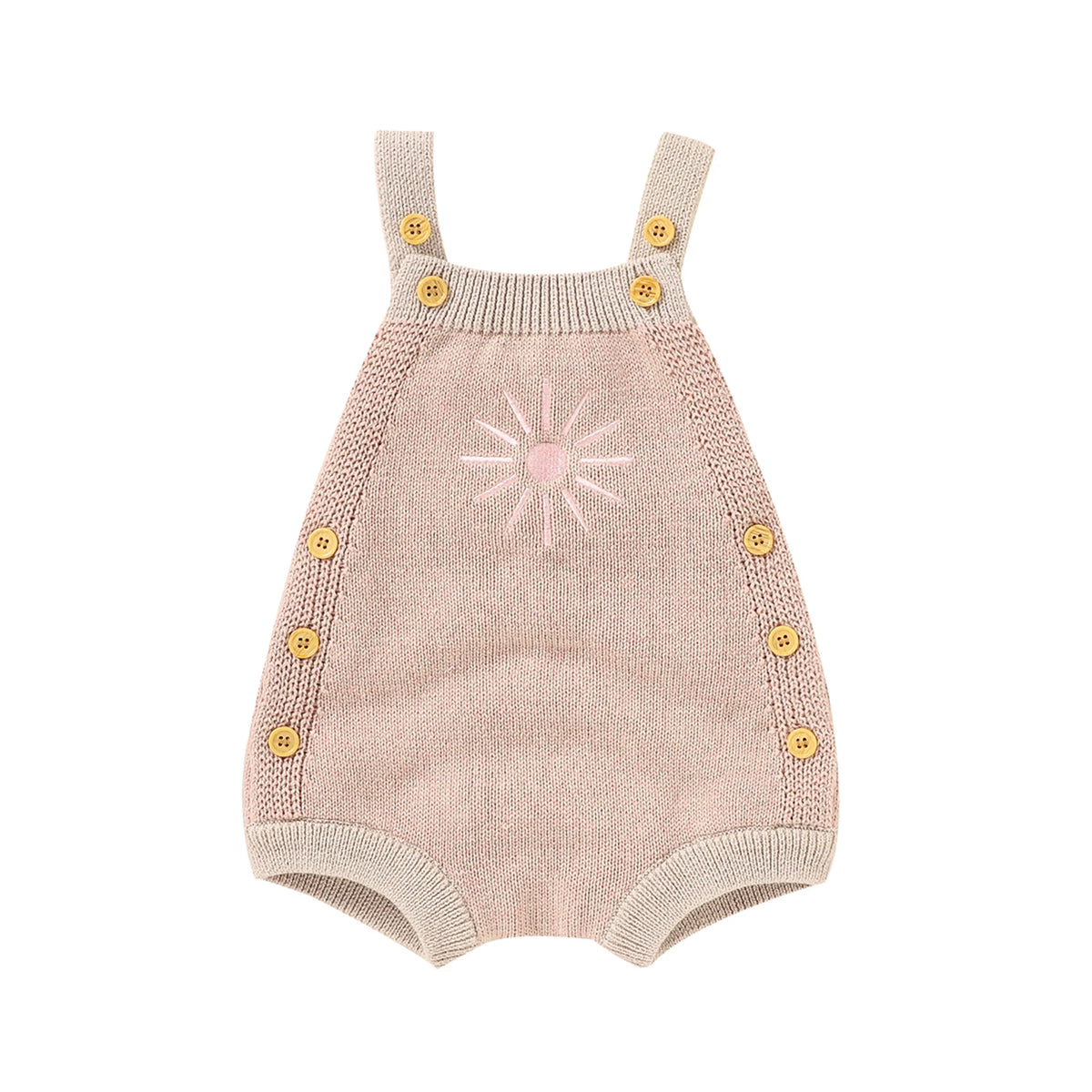 Sleeveless Knitting Printed Jumpsuit