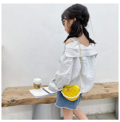 Pearl Handle Mini Shoulder Bag