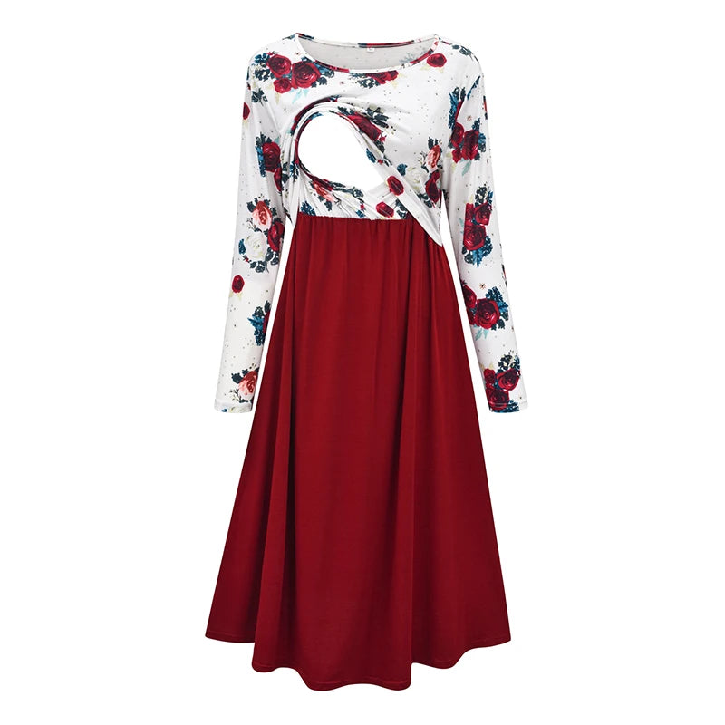 Printed Pregnancy Dress
