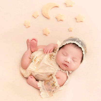 5Pcs Baby Wool Felt Stars Photography Accessories - PAMU8