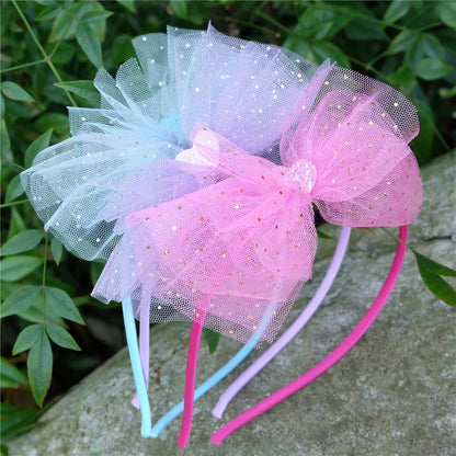 Girls Shiny Bows Hairband