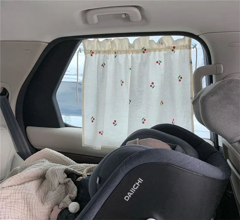 Cute Baby Car Curtain