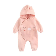 Warm Casual Hooded Rompers