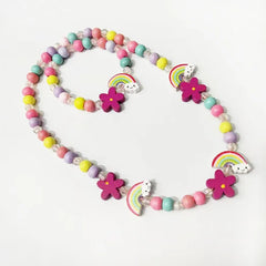 Cute Cartoon Kids Necklace Bracelet Set | PAMU8