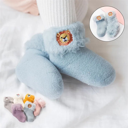 Baby Socks 3D Embroidery Cartoon