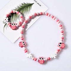 Cute Cartoon Kids Necklace Bracelet Set | PAMU8