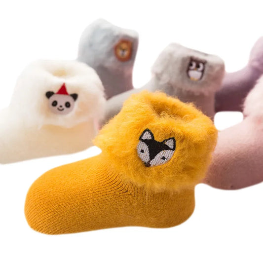 Baby Socks 3D Embroidery Cartoon