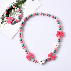 Cute Cartoon Kids Necklace Bracelet Set | PAMU8