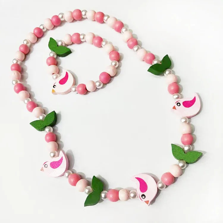 Cute Cartoon Kids Necklace Bracelet Set | PAMU8