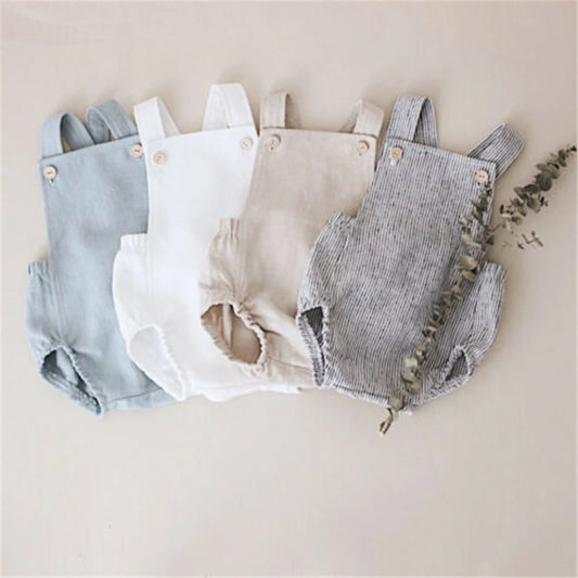 Casual Baby Sleeveless Jumpsuits