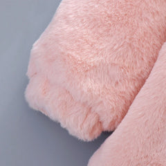 Rabbit Ears Plush Warm Hooded Coat