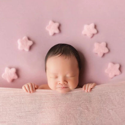 5Pcs Baby Wool Felt Stars Photography Accessories - PAMU8