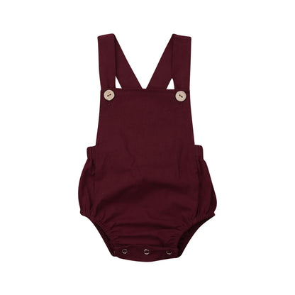 Casual Baby Sleeveless Jumpsuits