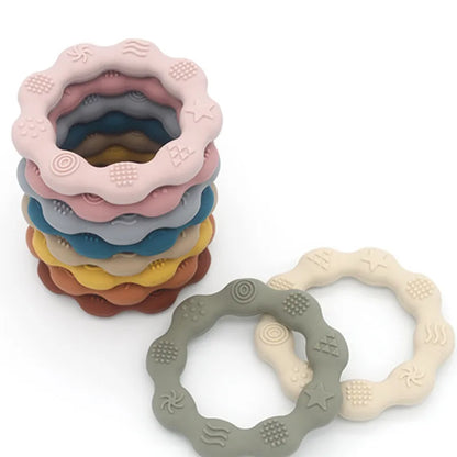 Baby  Food Grade Silicone Newborn Grip Teething Toys - PAMU8