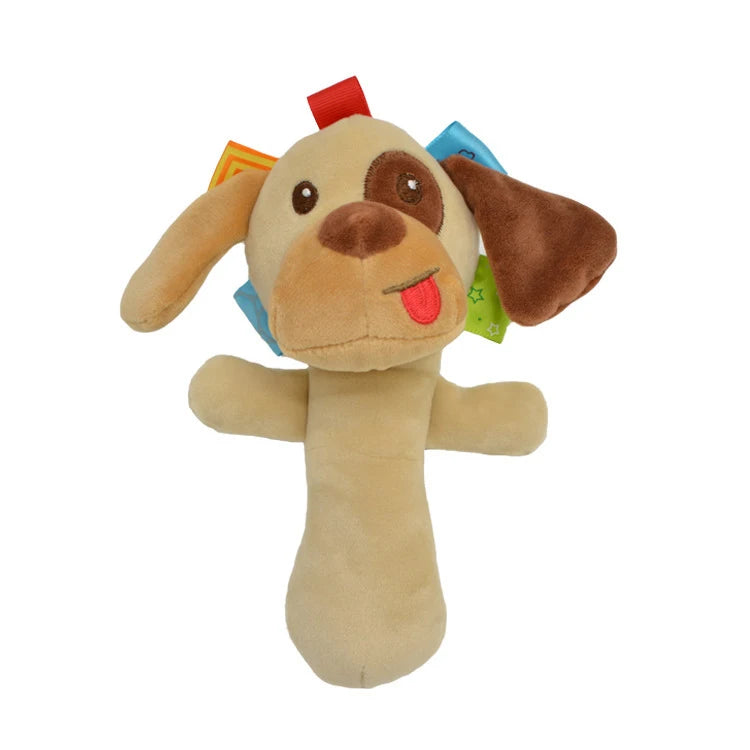 Cartoon Animal Baby Plush Rattle Baby Toy - PAMU8