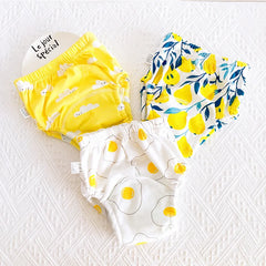 Reusable Cloth Diapers, 3-Pack Washable Training Pants