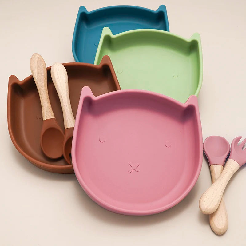 Silicone Cartoon Shape Plates