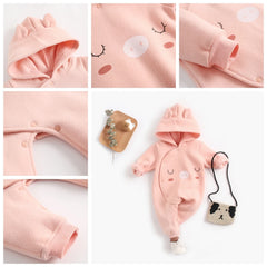 Warm Casual Hooded Rompers