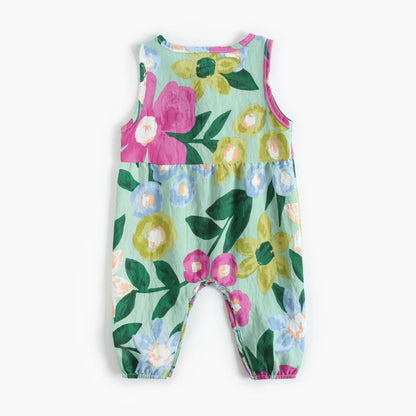Cotton Sleeveless Baby Rompers