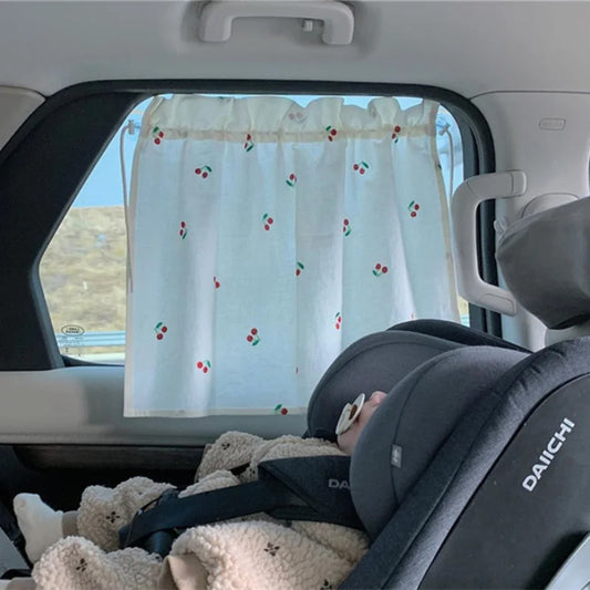 Cute Baby Car Curtain