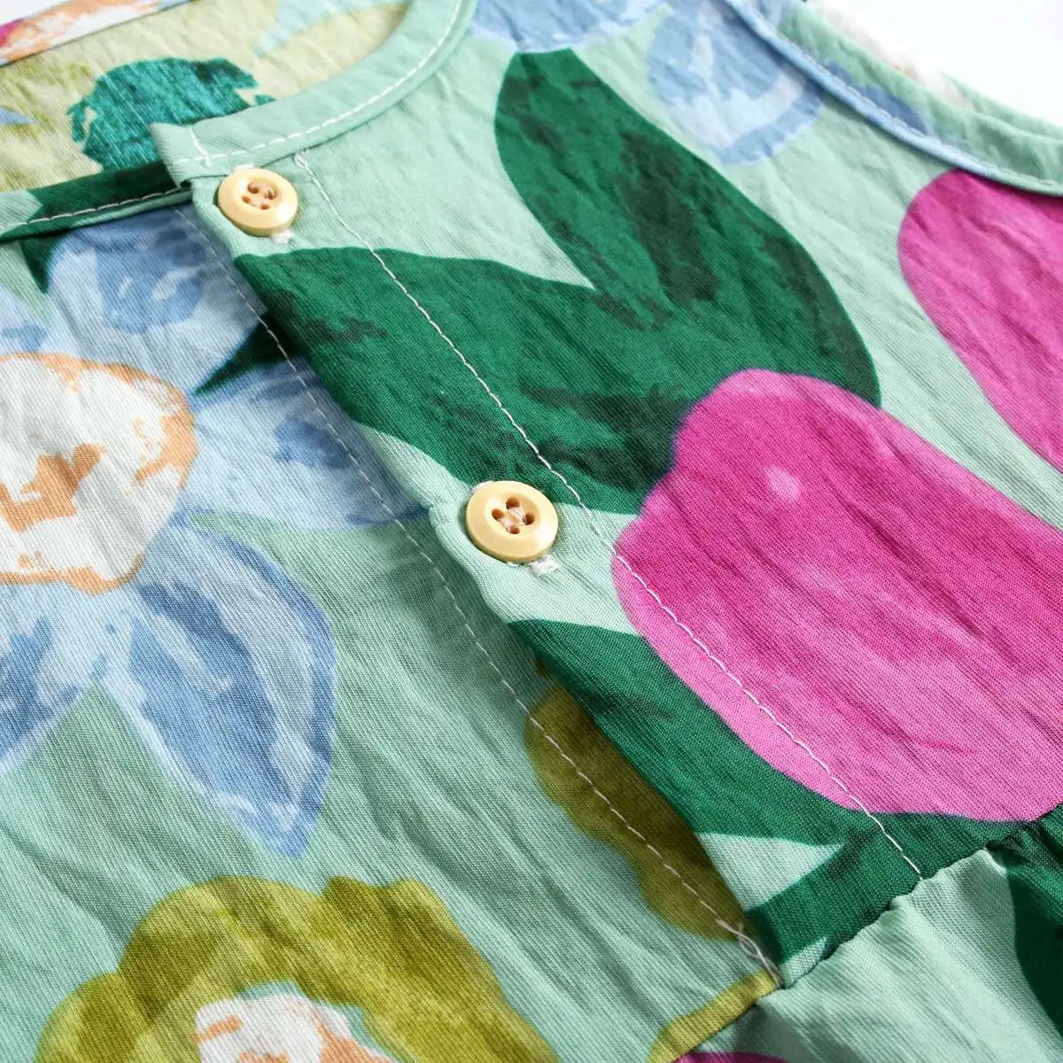 Cotton Sleeveless Baby Rompers