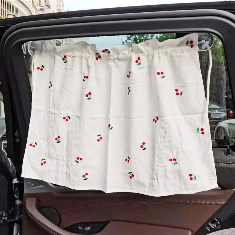 Cute Baby Car Curtain