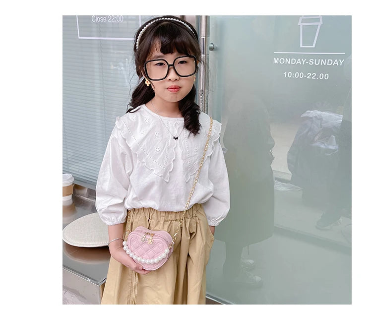Pearl Handle Mini Shoulder Bag