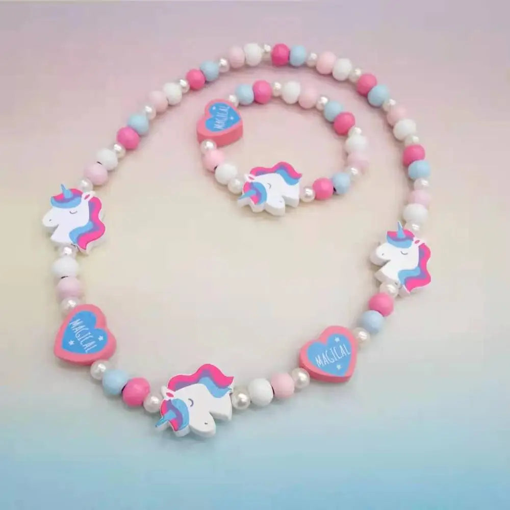 Cute Cartoon Kids Necklace Bracelet Set | PAMU8