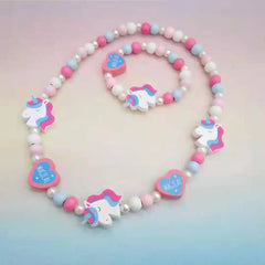 Cute Cartoon Kids Necklace Bracelet Set | PAMU8