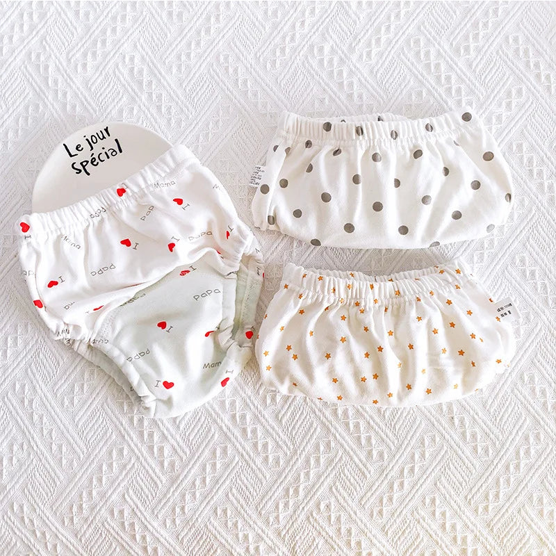 Reusable Cloth Diapers, 3-Pack Washable Training Pants