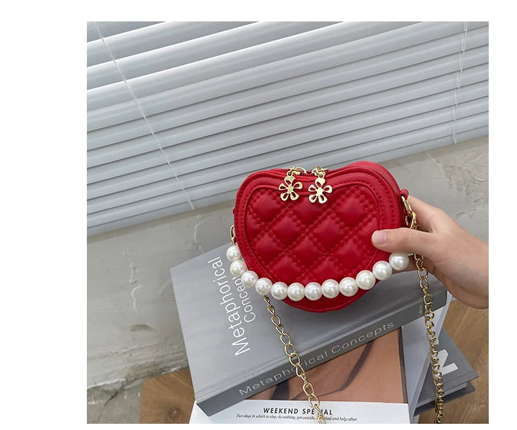 Pearl Handle Mini Shoulder Bag