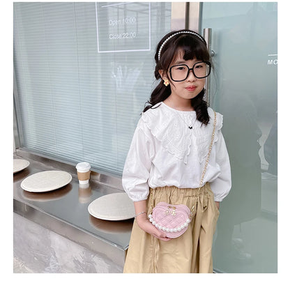 Pearl Handle Mini Shoulder Bag