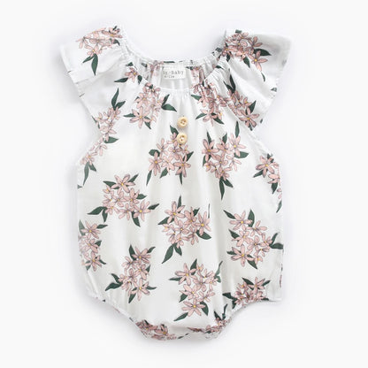 Floral Cotton Girls Bodysuits