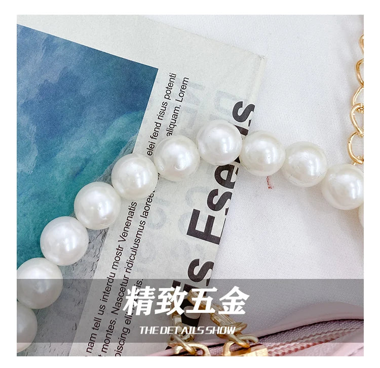 Pearl Handle Mini Shoulder Bag