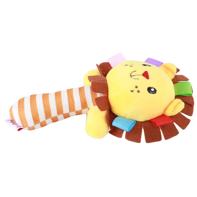 Cartoon Animal Baby Plush Rattle Baby Toy - PAMU8
