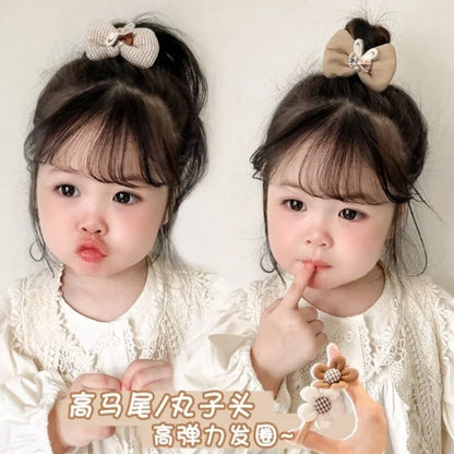 Soft Rubber Scrunchies Kids Hair Accessories - PAMU8