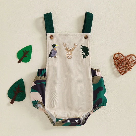 Baby Boy Sleeveless Romper
