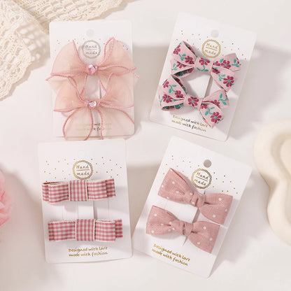 Sakura Pink Bow Clip