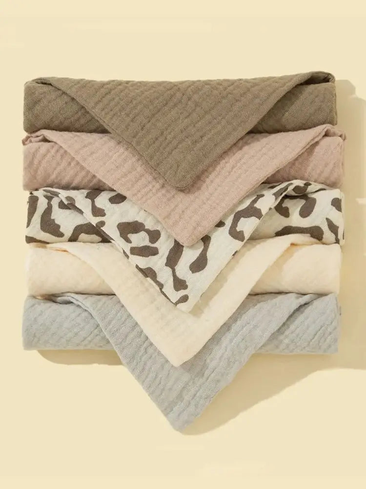 Soft Cotton Face Towels for Babies (5-Pack)