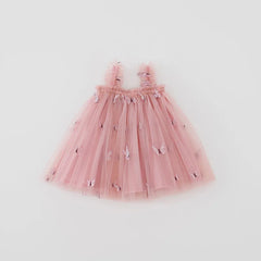 Girl's Sweet Mesh Gown
