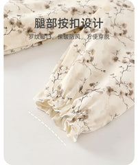 Spring Velvet Printed Baby Suit