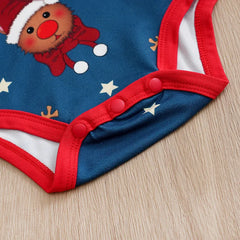 Christmas Reindeer Print Jumpsuit