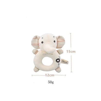 Cartoon Animal Baby Plush Rattle Baby Toy - PAMU8