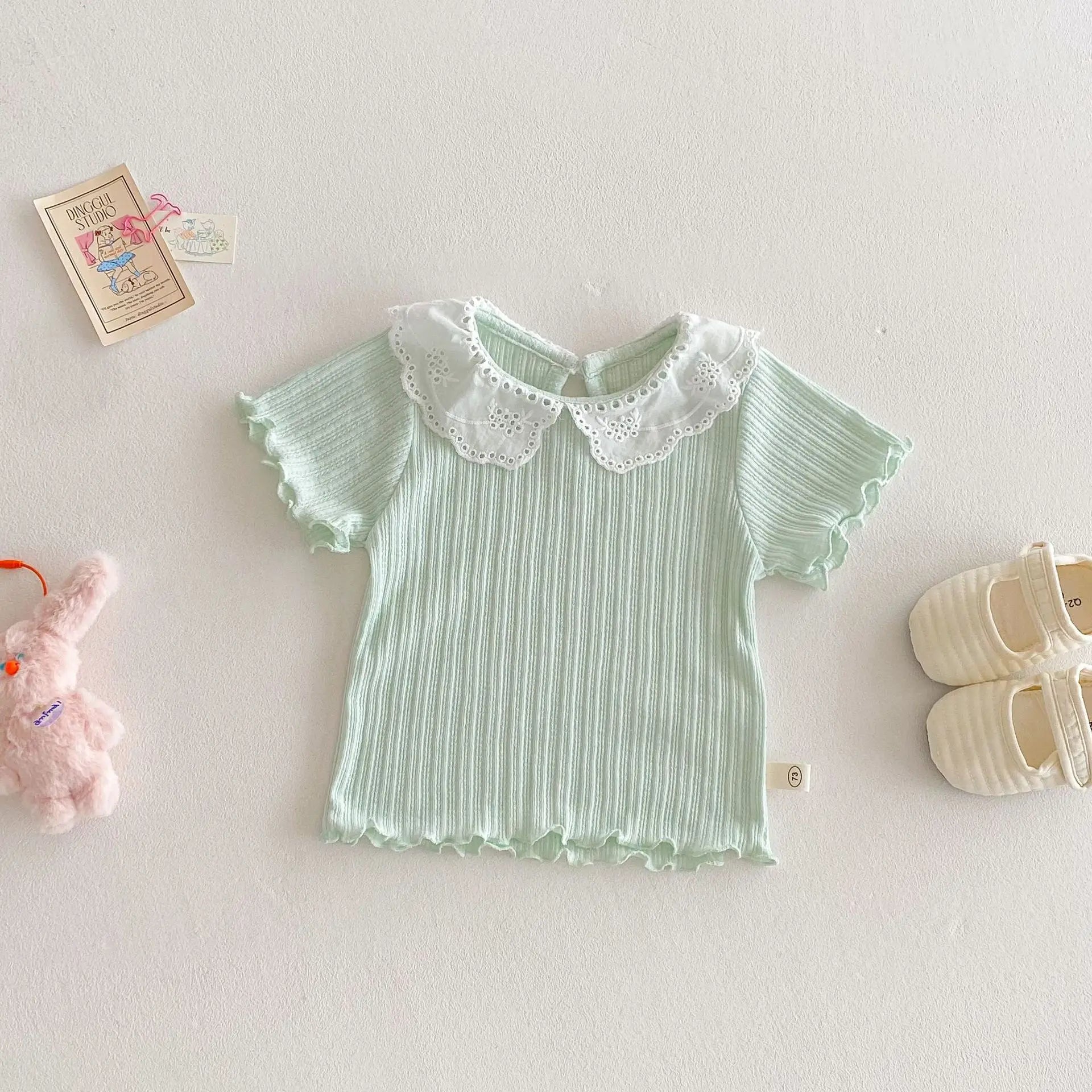 Baby Short Sleeve Tops Charming Kid's Clothing - PAMU8